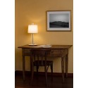 Luminária de mesa em aço E27 branco mate RUGLES