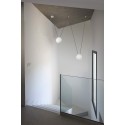 Luminária de teto em alumínio E27 branco fosco DESTORD