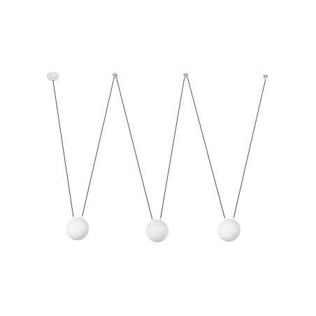 Candeeiro teto em alumínio E27 branco mate LAGRAND