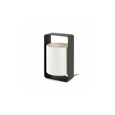 Luminária de mesa em aço preto mate E27 MARQUAY