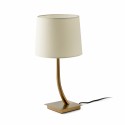 Luminária de mesa en acero E27 en oro antiguo MIZOËN
