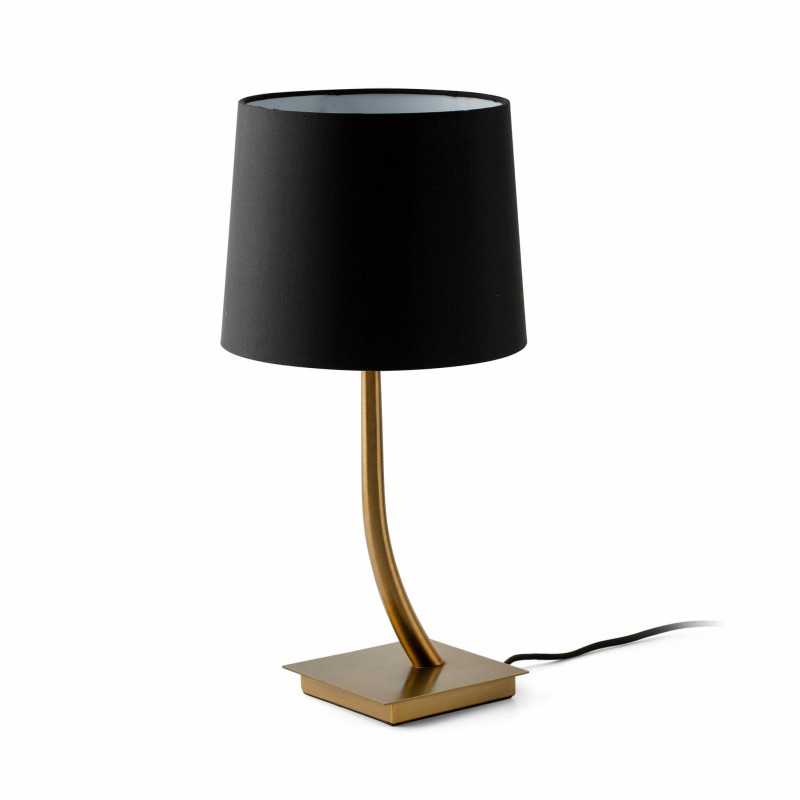 Luminária de mesa de acero E27 en oro antiguo DOURLE