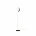 Lâmpada de chão em aço preto fosco com LED integrado BRIZON