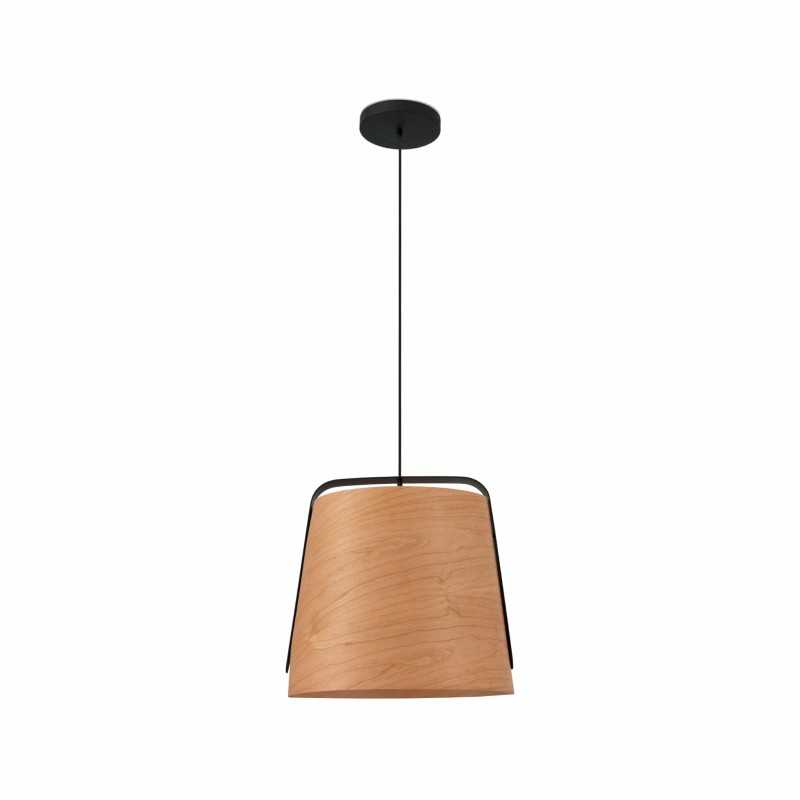Luminária de teto em aço preto mate E27 FUVEAU