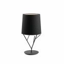 Luminária de mesa em aço E27 preto fosco PEYRUN