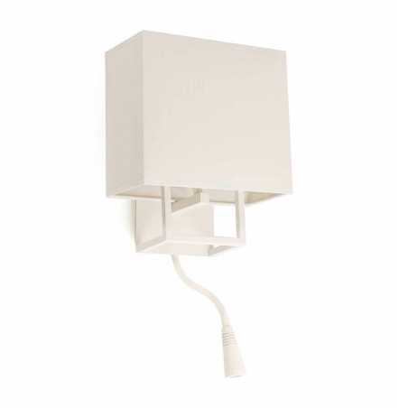 Luminária de parede em aço E14 branco mate CAUVAS