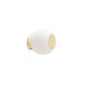 Lâmpada de parede em aço com LED integrado fosco dourado MEROUX
