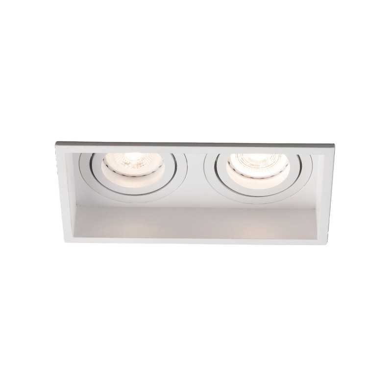 Luminária de teto em aço branco mate GU10 QUERIEN