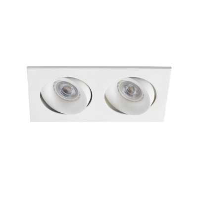 Luminária de teto em alumínio branco mate GU10 LALANDE