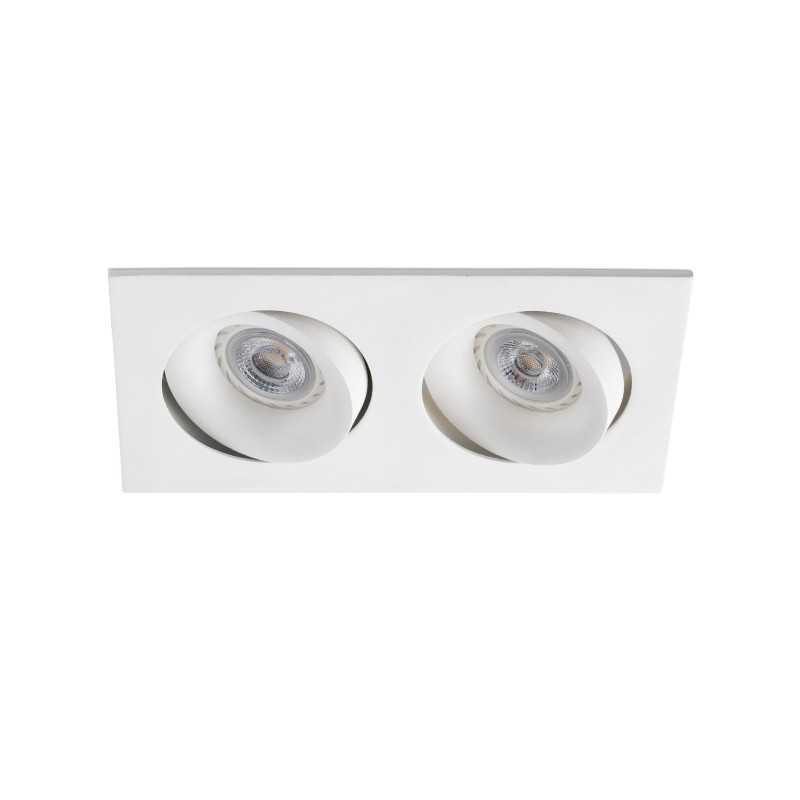 Luminária de teto em alumínio branco mate GU10 LALANDE