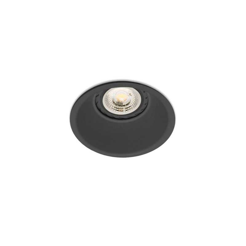 Candeeiro de teto em alumínio preto mate GU10 FLUMET