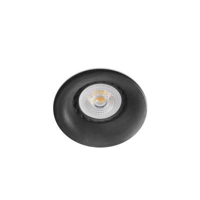 Luminária de teto em alumínio preto mate GU10 ALISSAS