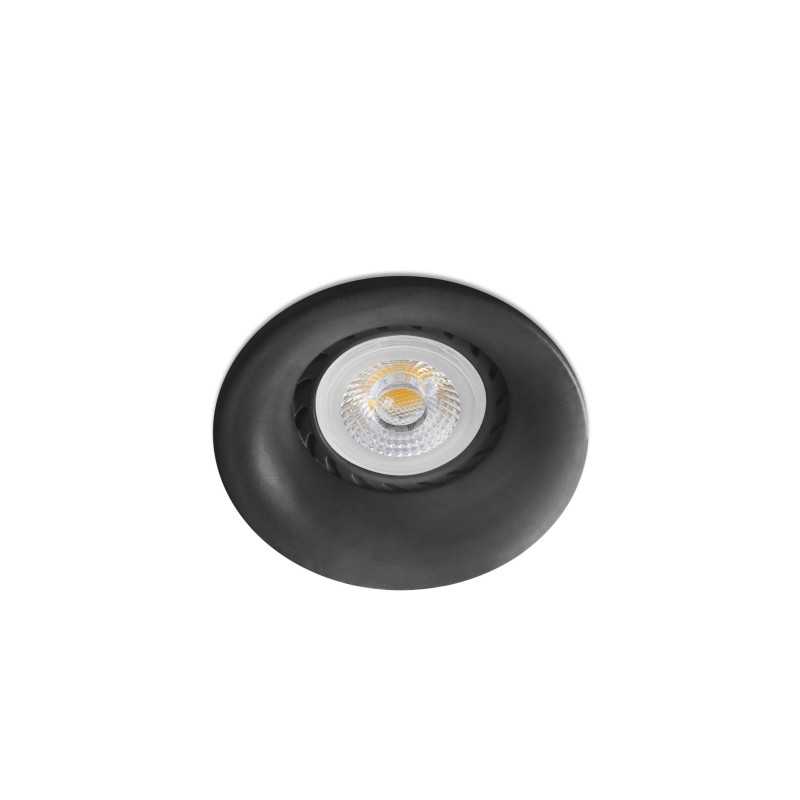 Luminária de teto em alumínio preto mate GU10 ALISSAS
