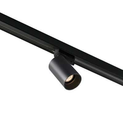 Candeeiro de teto em alumínio com LED integrado preto fosco SILLANS