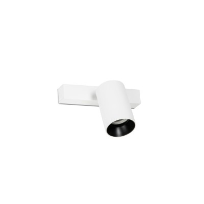 Luminária de parede em alumínio fosco GU10 branco BLANZAY