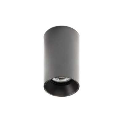 Luminária de teto em alumínio preto fosco GU10 BLACONS