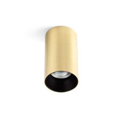 Lâmpada de teto em alumínio dourado mate GU10 MAZELEY