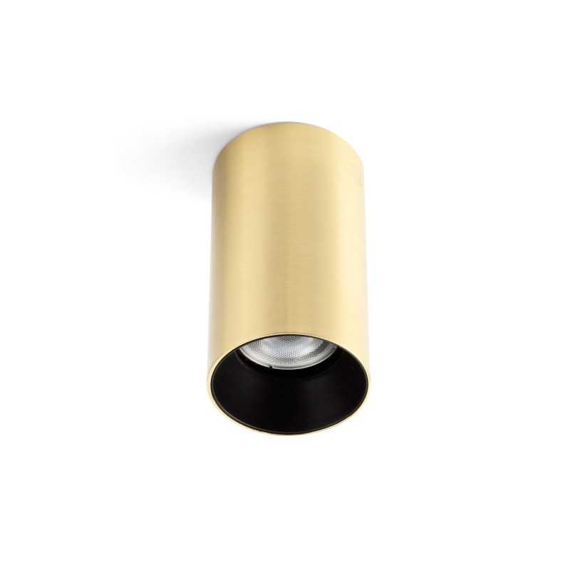 Lâmpada de teto em alumínio dourado mate GU10 MAZELEY