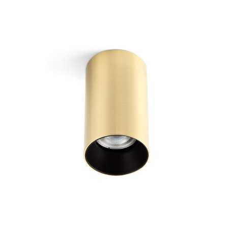 Lâmpada de teto em alumínio dourado mate GU10 MAZELEY