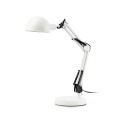 Luminária de mesa em aço E14 branco fosco LECAUDE