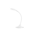 Lâmpada de mesa em plástico com LED integrado fosco branco RISOUL