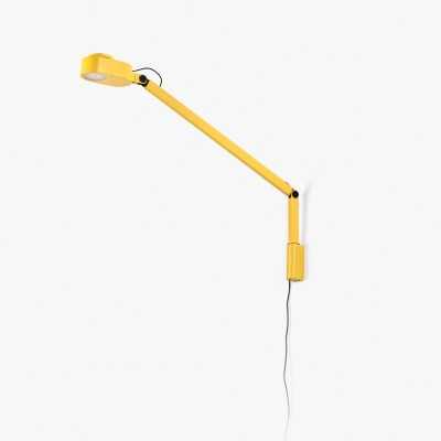 Lâmpada de parede em alumínio com LED integrado amarelo LE FAY