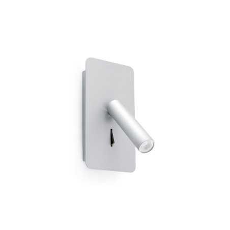 Candeeiro de parede em alumínio com LED integrado cinza LIGEAY