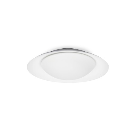 Luminária de parede em aço com LED integrado acabamento branco mate ANDREST