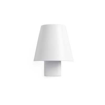 Luminária de parede em aço com LED integrado, cor branco mate CHATAIN