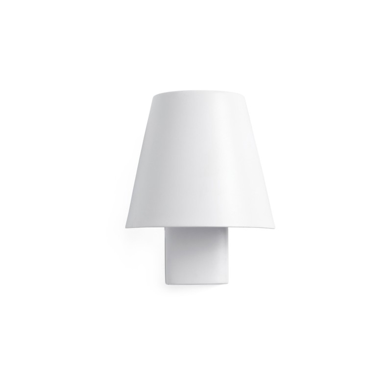 Luminária de parede em aço com LED integrado, cor branco mate CHATAIN