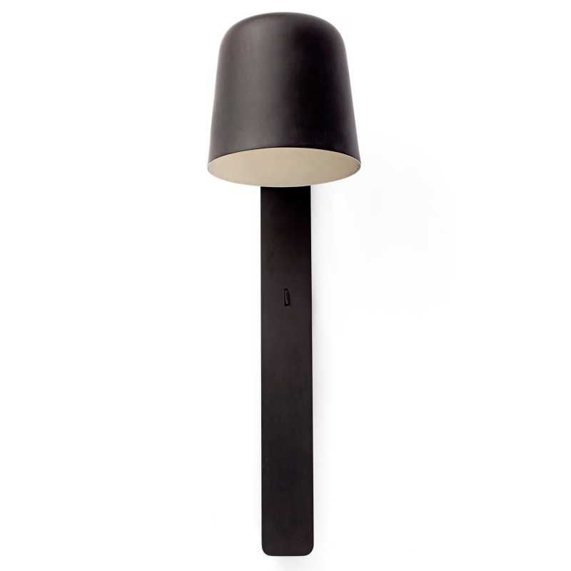 Luminária de parede em aço E27 preto MALPALU