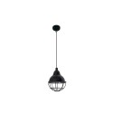 Luminária de teto em aço E27 preto brilhante LINIERE
