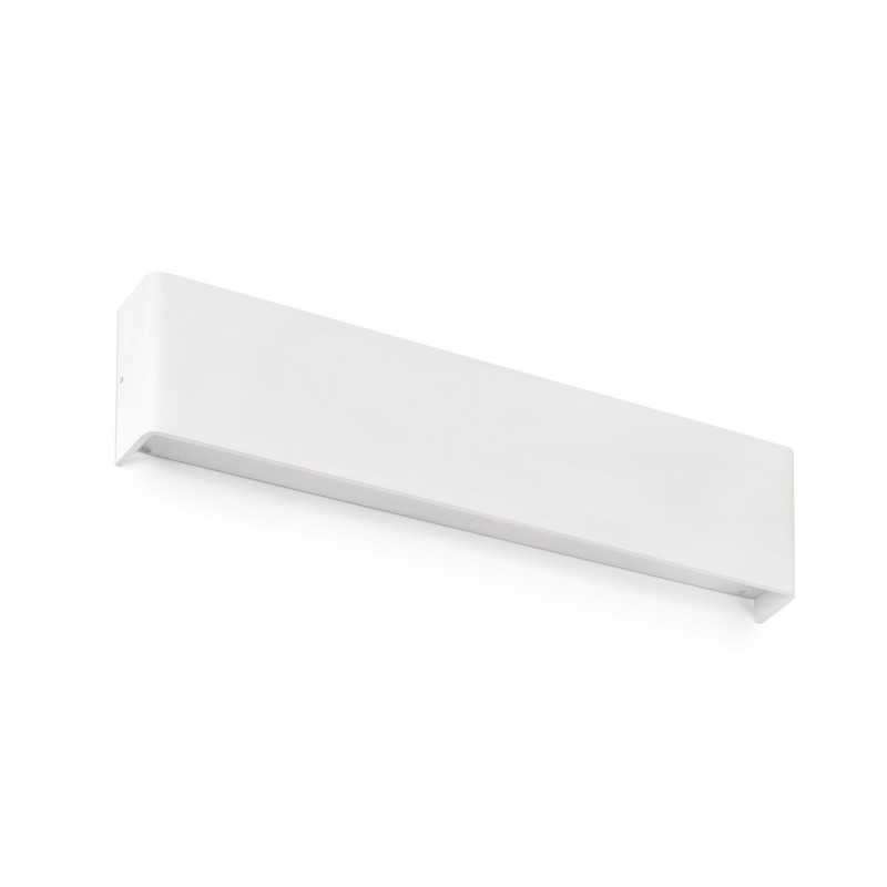 Luminária de parede em alumínio com LED integrado acabamento branco mate BOURGES