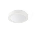 Luminária teto em alumínio E27 branco mate ANCHAUX