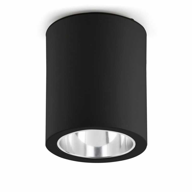 Candeeiro de teto em alumínio preto mate E27 CIADOUX