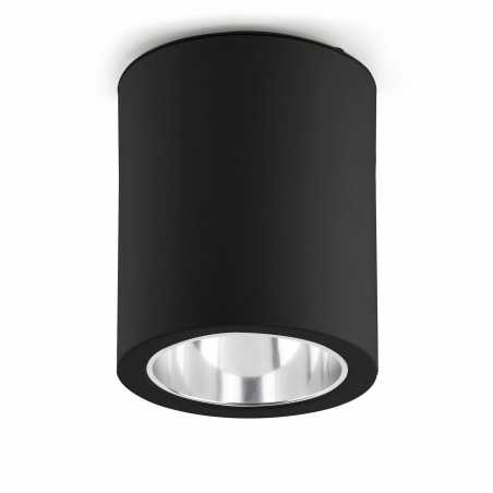 Candeeiro de teto em alumínio preto mate E27 CIADOUX