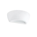 Luminária de parede em gesso para lâmpada r7s 78mm branco fosco VILLON