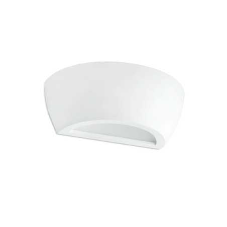 Luminária de parede em gesso para lâmpada r7s 78mm branco fosco VILLON