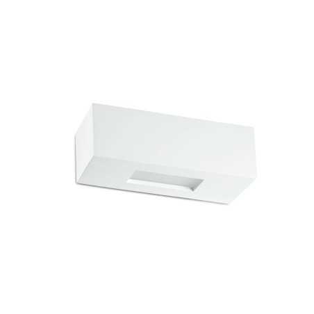 Luminária de parede em gesso fosco G9 branco TREPREL