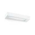 Luminária de parede em gesso E14 branco fosco SALAVRE