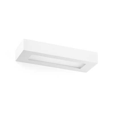 Luminária de parede em gesso E14 branco fosco SALAVRE