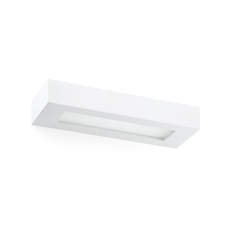 Luminária de parede em gesso E14 branco fosco SALAVRE