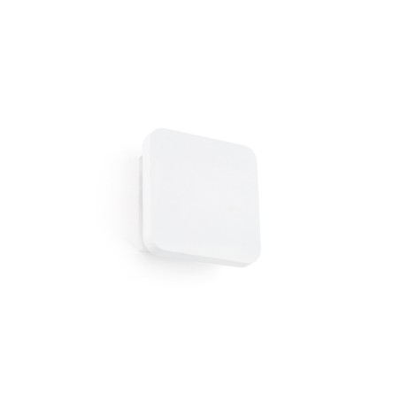 Luminária de parede em gesso com LED integrado, acabamento branco mate AUBIGNY
