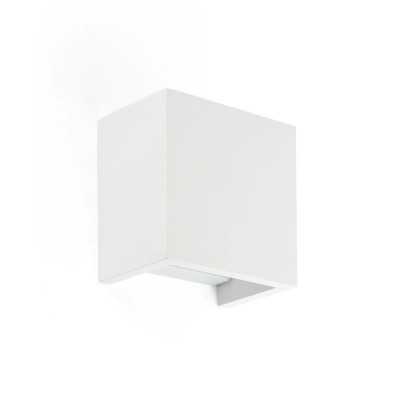 Luminária de parede em gesso fosco branco G9 CHAMBON