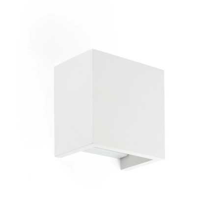 Luminária de parede em gesso fosco branco G9 CHAMBON