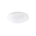 Lâmpada de teto em alumínio com LED integrado, acabamento branco fosco PLESSE