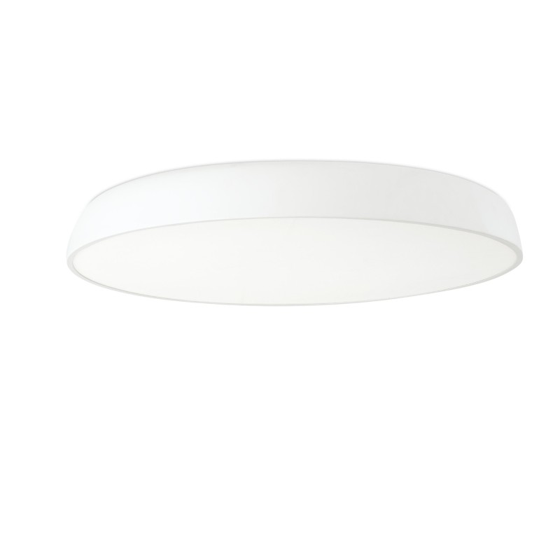 Candeeiro de teto em alumínio com LED integrado, acabamento branco mate BLESLE