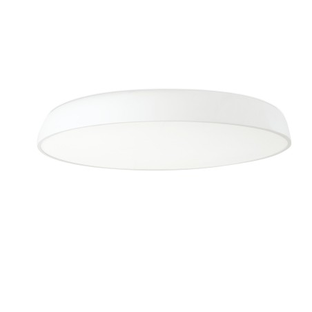 Candeeiro de teto em alumínio com LED integrado, acabamento branco mate BLESLE