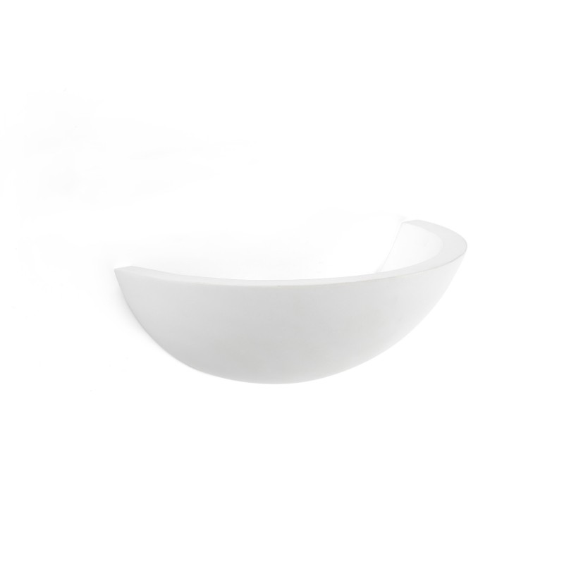 Luminária de parede em gesso com LED integrado branco DRIGAS