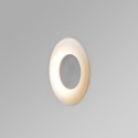 Luminária de parede em gesso com LED integrado branco LARONXE